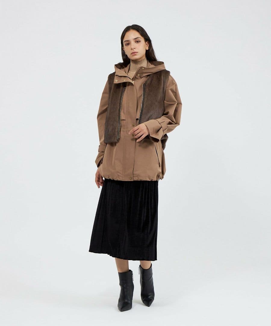 みき！エポカ　エコファーVネックジレ