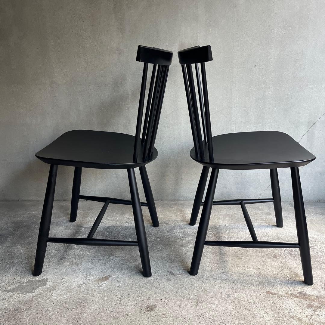 FDB モブラー J46 チェア グレー 北欧チェア　2脚セット