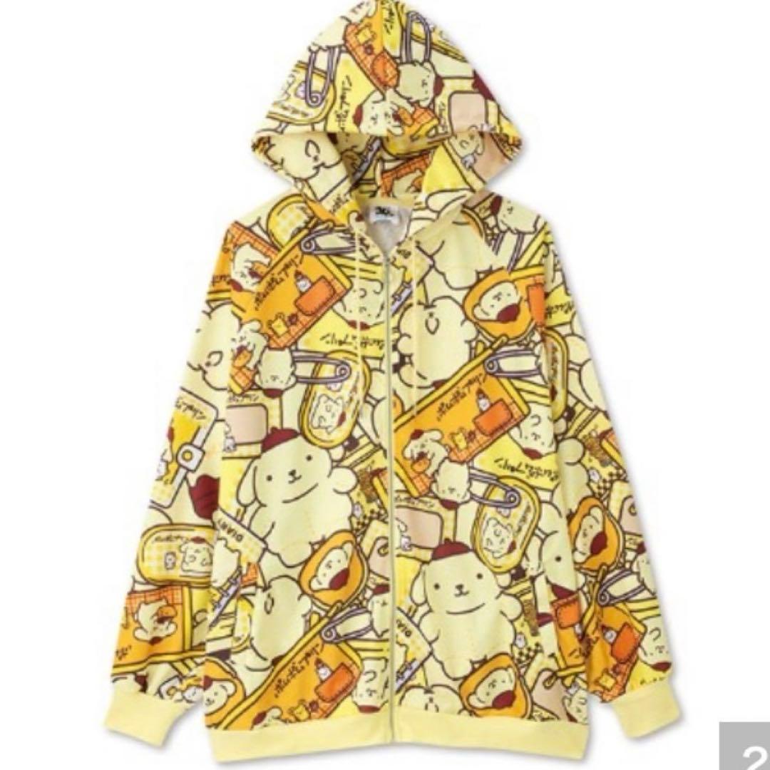 サンリオ　30周年　ポムポムプリン　パーカー　アベイル　Ｍ