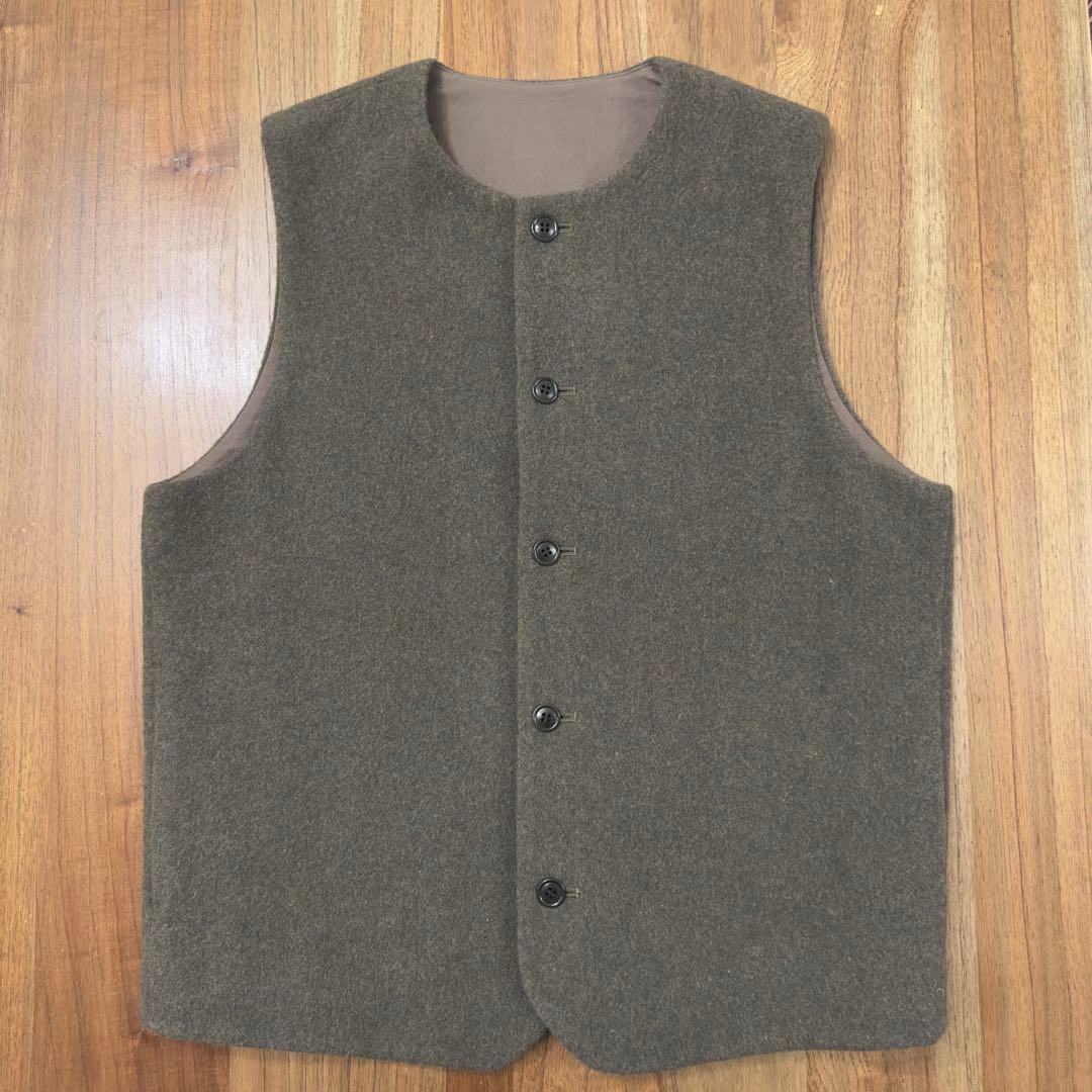 【美品】confect nestrobe ウールモッサークルーネックベスト