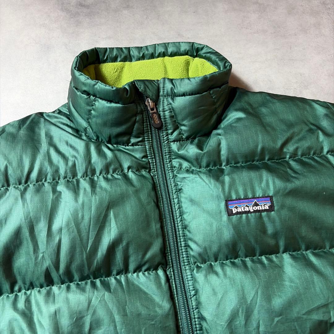 00s Patagonia パタゴニア ダウンベスト グリーン M