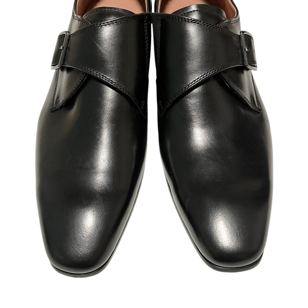 【極美品】◾️フローシャイム◾️モンクストラップ◾️本革◾️ブラック◾️ビジネスシューズ