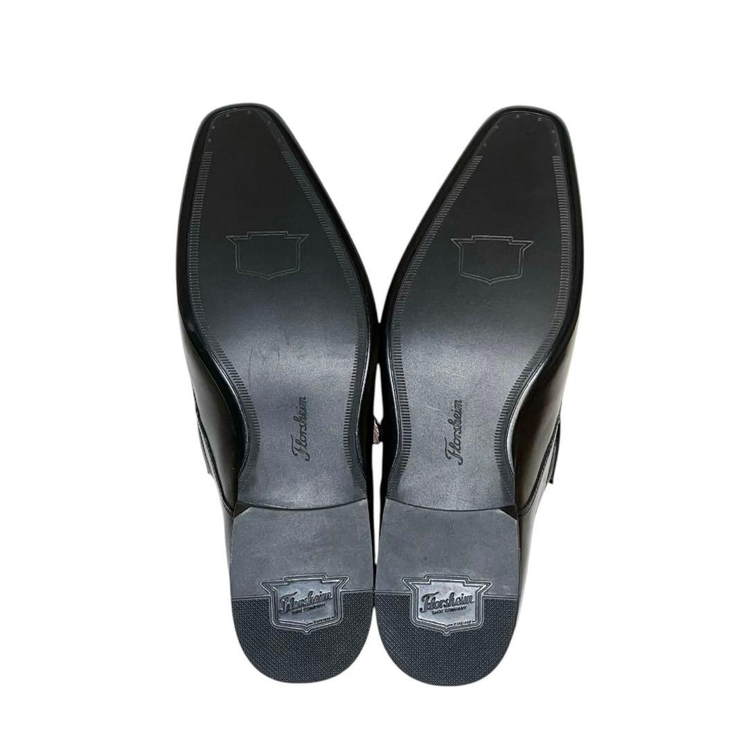 【極美品】◾️フローシャイム◾️モンクストラップ◾️本革◾️ブラック◾️ビジネスシューズ