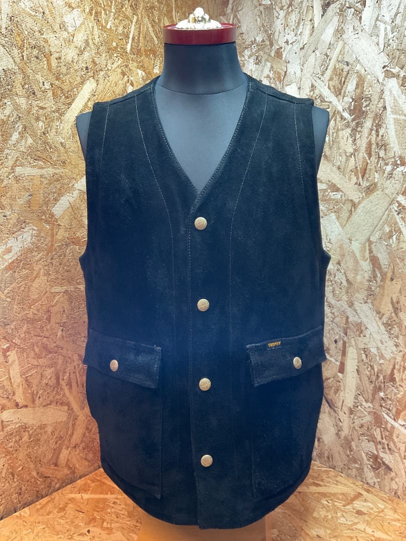 トロフィークロージング ランチャー ステアハイド スエード ベスト 40