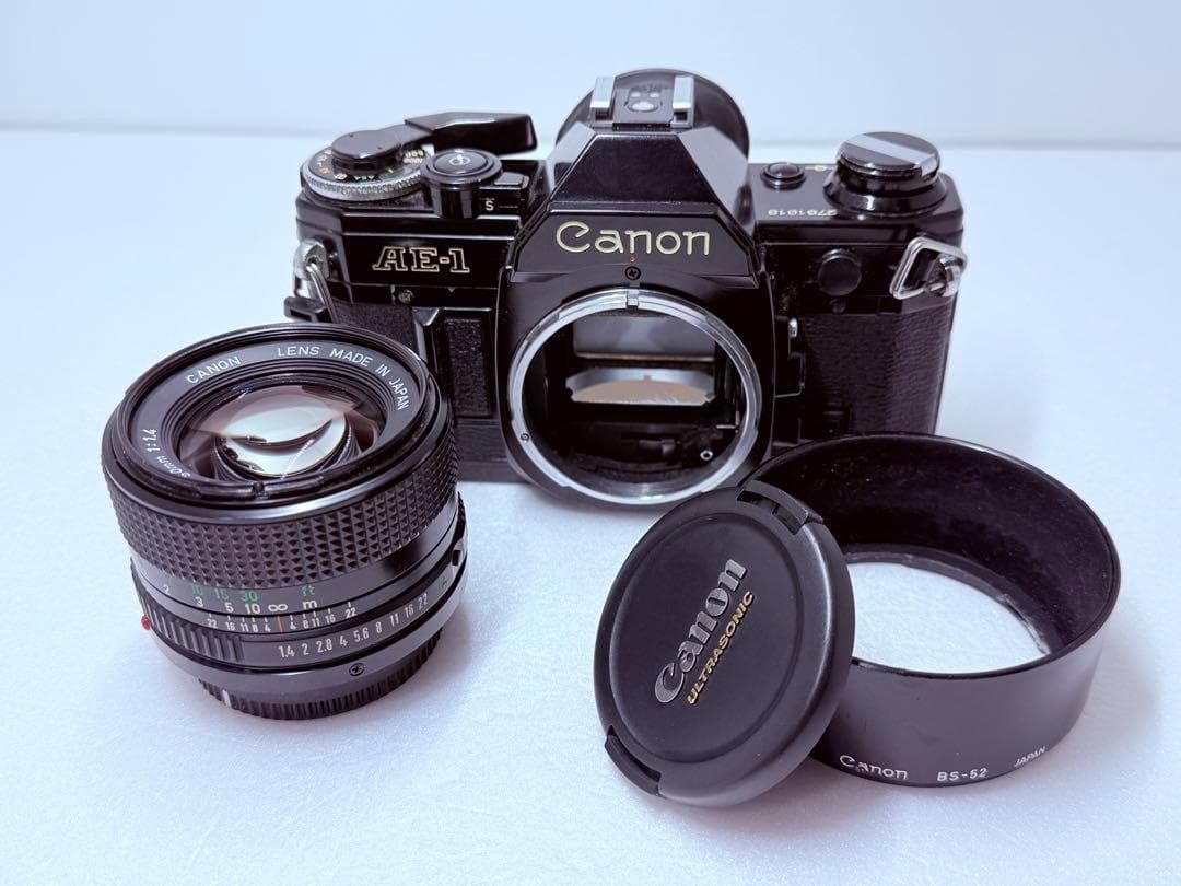 Canon AE-1 & New FD 50mm F1.4 各動作良好