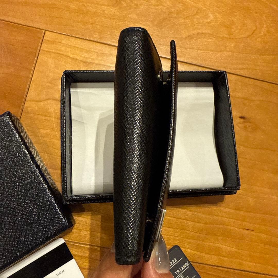 PRADA サフィアーノレザー ブラックキーケース