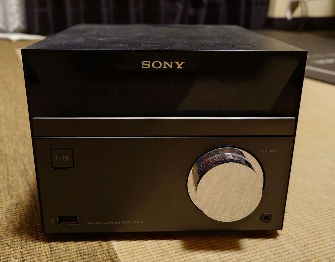【美品】SONY ソニー ミニ システムコンポ CMT-SBT40 2020年製
