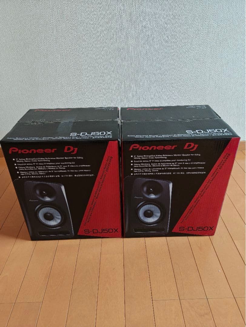 【箱有り】Pioneer DJ S-DJ50X スピーカー　XLR端子セット付き