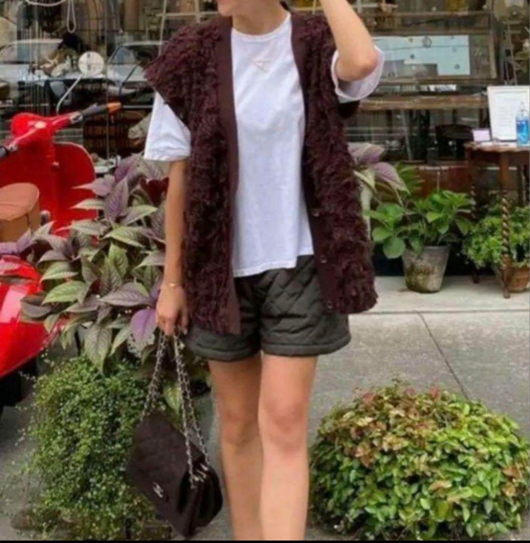 saki　rosy monster キルティングショートパンツ