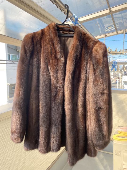 毛皮 ミンク100% コートL サイズ