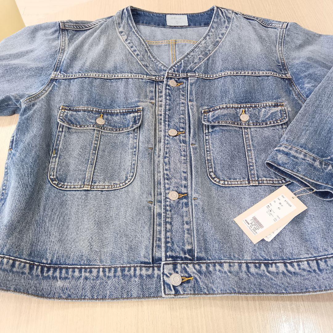 新品タグ付 2026新作 カフネ デニム ジャケット フリーサイズ Mal.