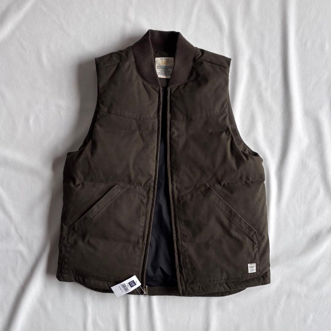 00s OLD GAP “NOS\" canvas work down vest