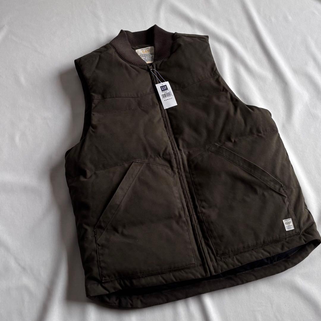 00s OLD GAP “NOS\" canvas work down vest