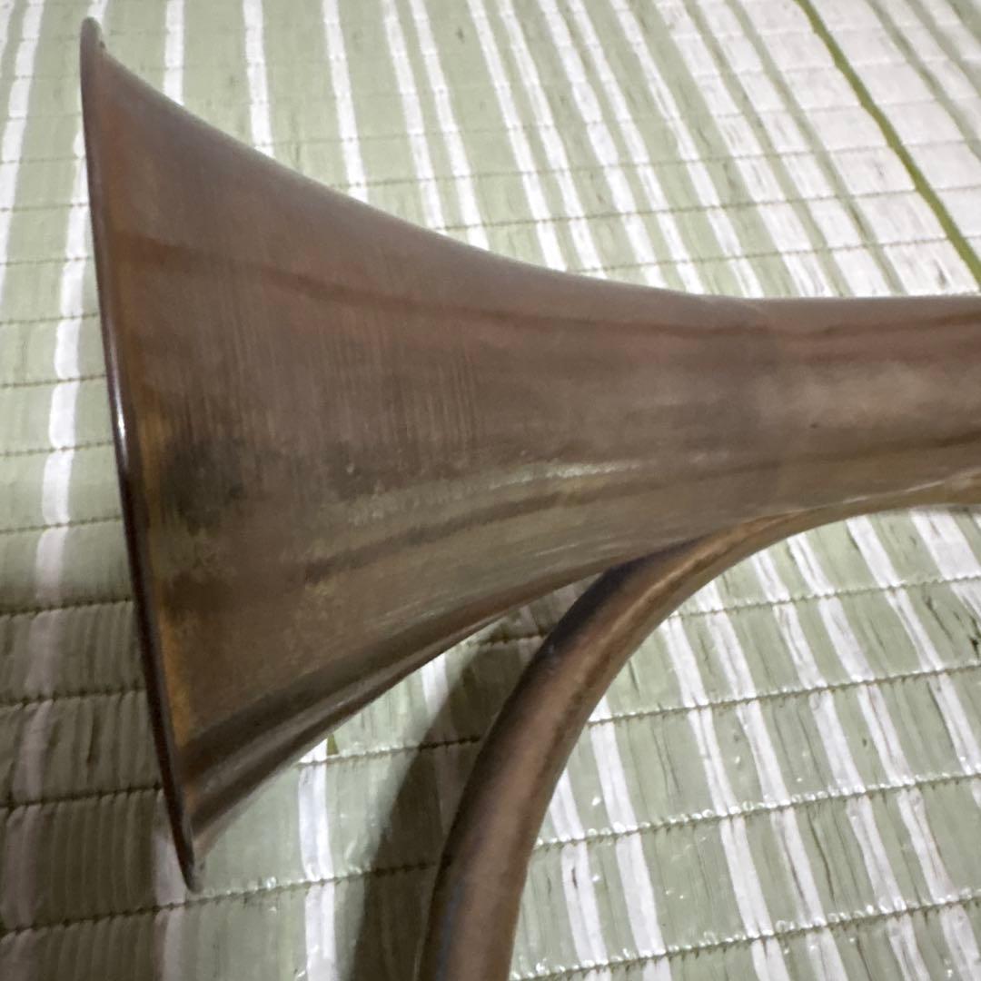 ホルン　ポストホルン　郵便ラッパ　管楽器　吹奏楽　音楽　レトロ　アンティーク