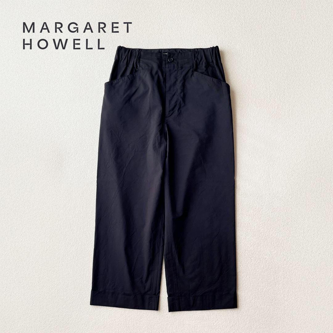 マーガレットハウエル⭐️コットンシルクCOTTON SILK POPLIN パンツ