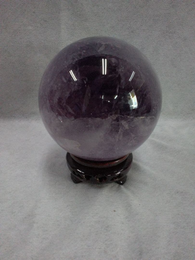 紫水晶　アメジスト　水晶玉　丸玉　天然石　パワーストーン