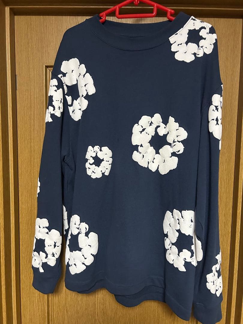 DENIM TEARS デニムティアーズ ロンT ネイビー