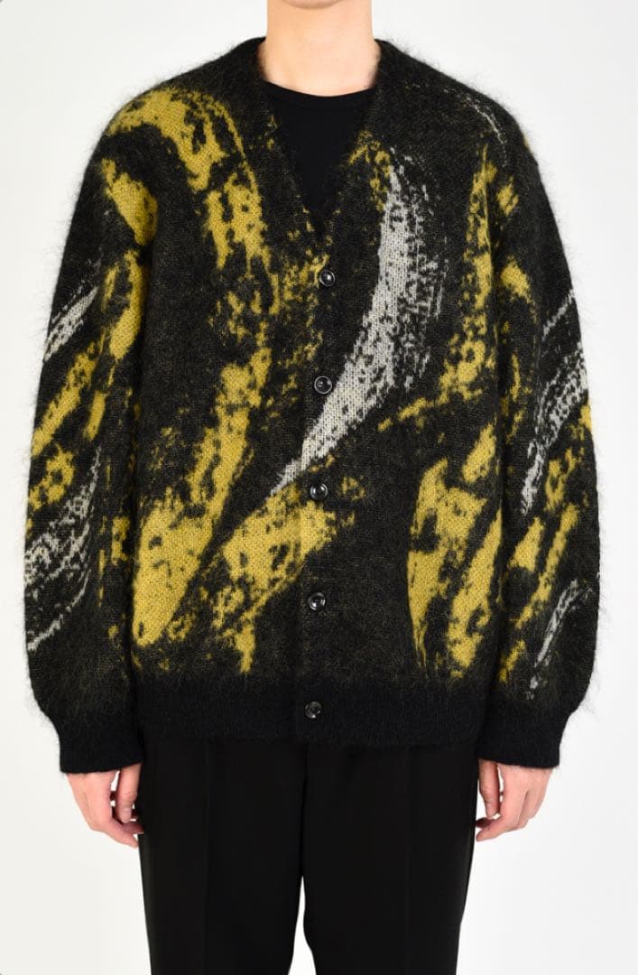 LAD MUSICIAN バナナ柄 モヘアニット