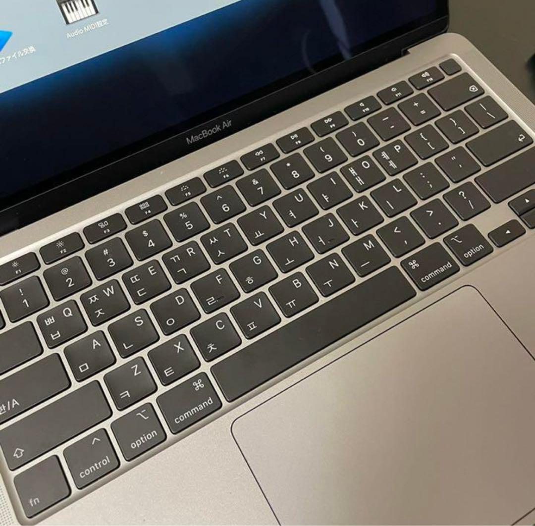macbook air 2020 13inch 韓国語　キーボード　ハングル