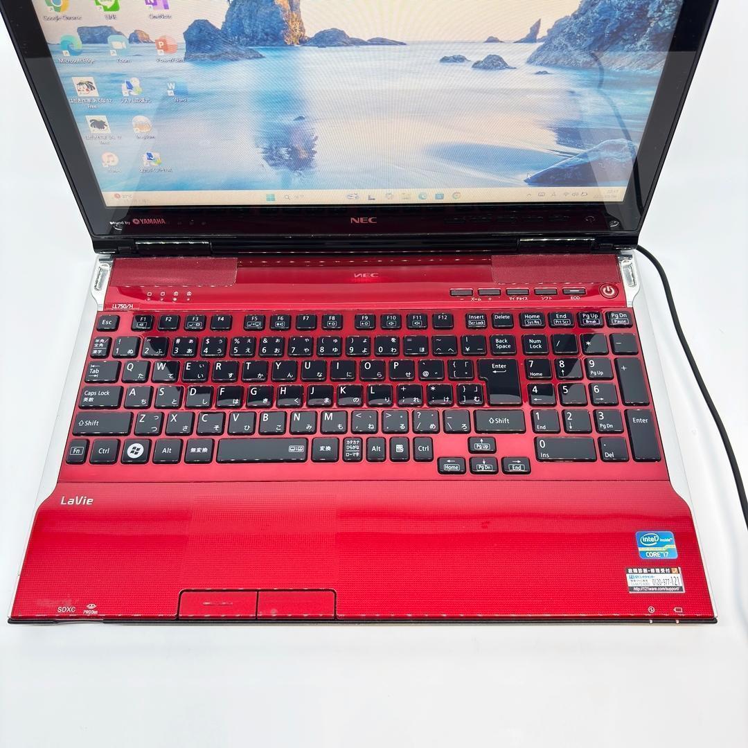 NECノートパソコン Corei7 SSD Windows11 オフィス A33