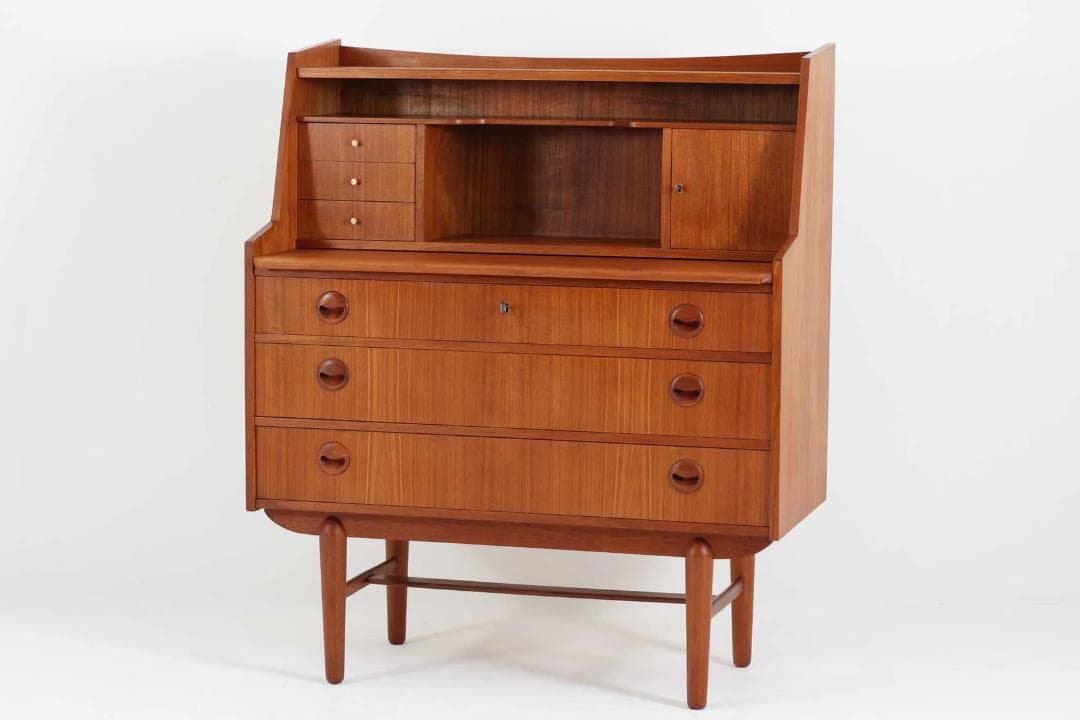 北欧家具 ヴィンテージ デンマーク ライティングビューロ/机　チーク材