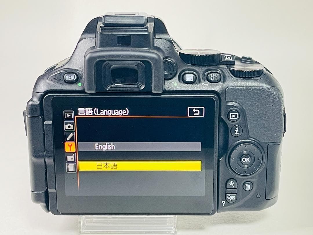【ショット数2381回/ほぼ新品】Nikon D5600 ☆Wi-Fi内蔵 ☆