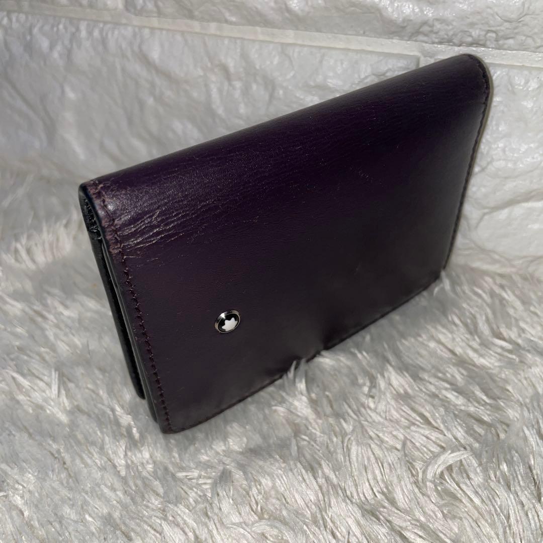 美品✨モンブラン MONTBLANC本革 名刺入れ カードケース メンズ