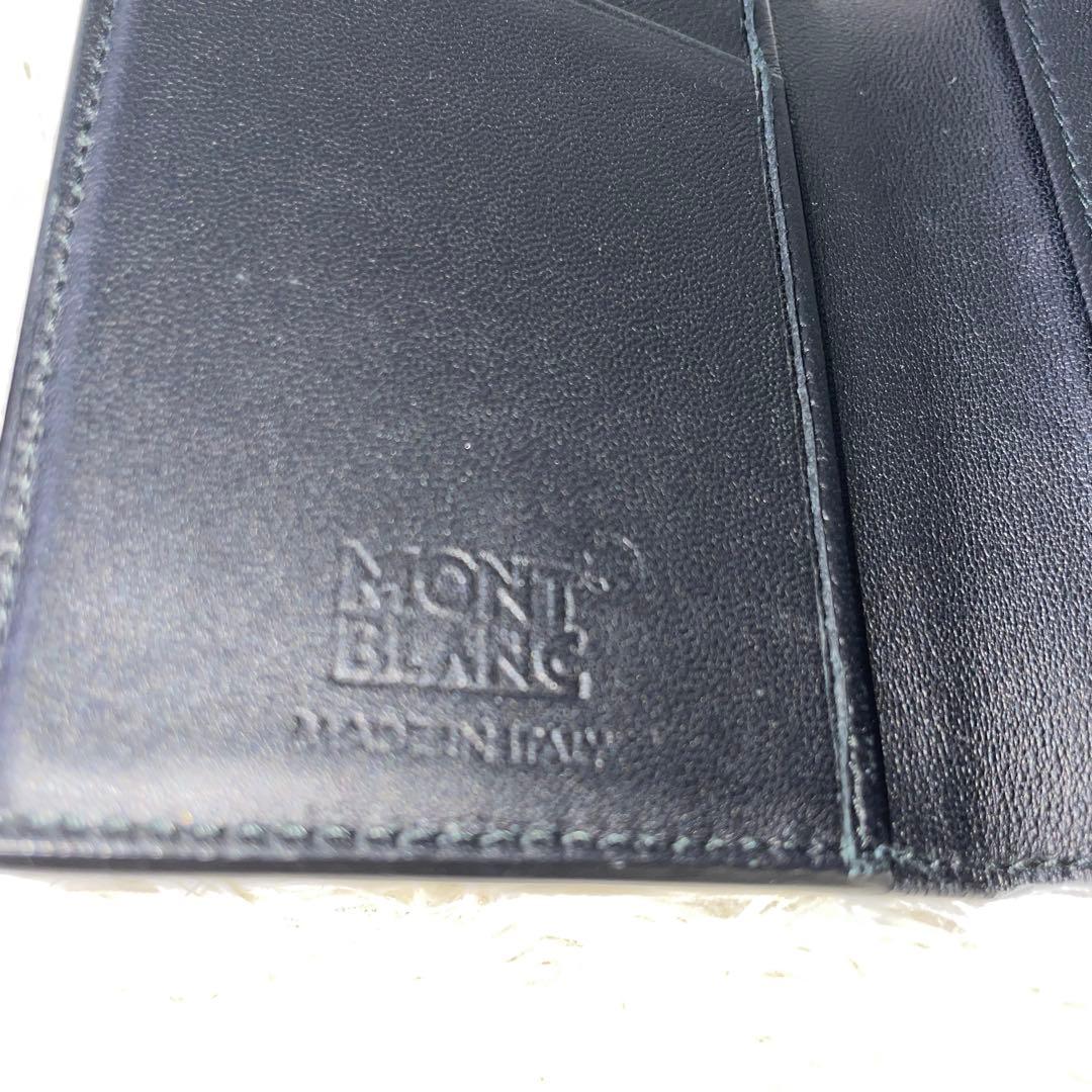 美品✨モンブラン MONTBLANC本革 名刺入れ カードケース メンズ