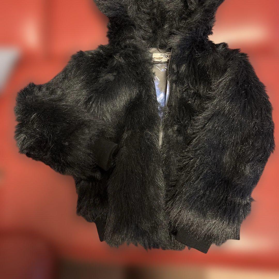 DIESEL 黒 ファーコート