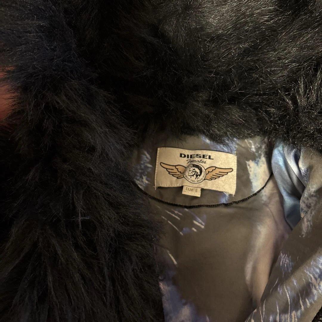 DIESEL 黒 ファーコート