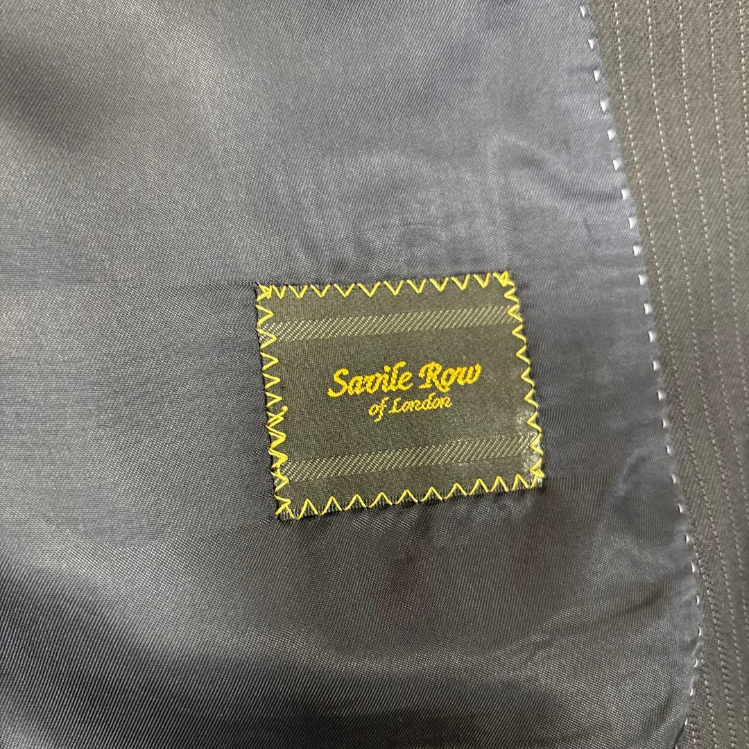 美品✨大きいサイズ AB6 Savile Row 高級ドーメル生地 ネイビー