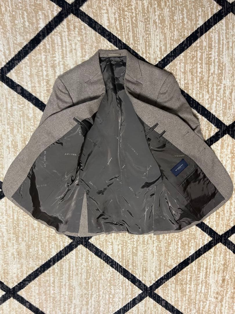 希少 Burberry カシミヤ100% テーラードジャケット M相当 日本製