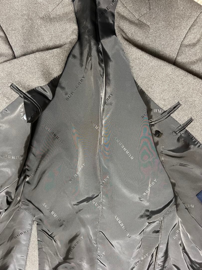 希少 Burberry カシミヤ100% テーラードジャケット M相当 日本製