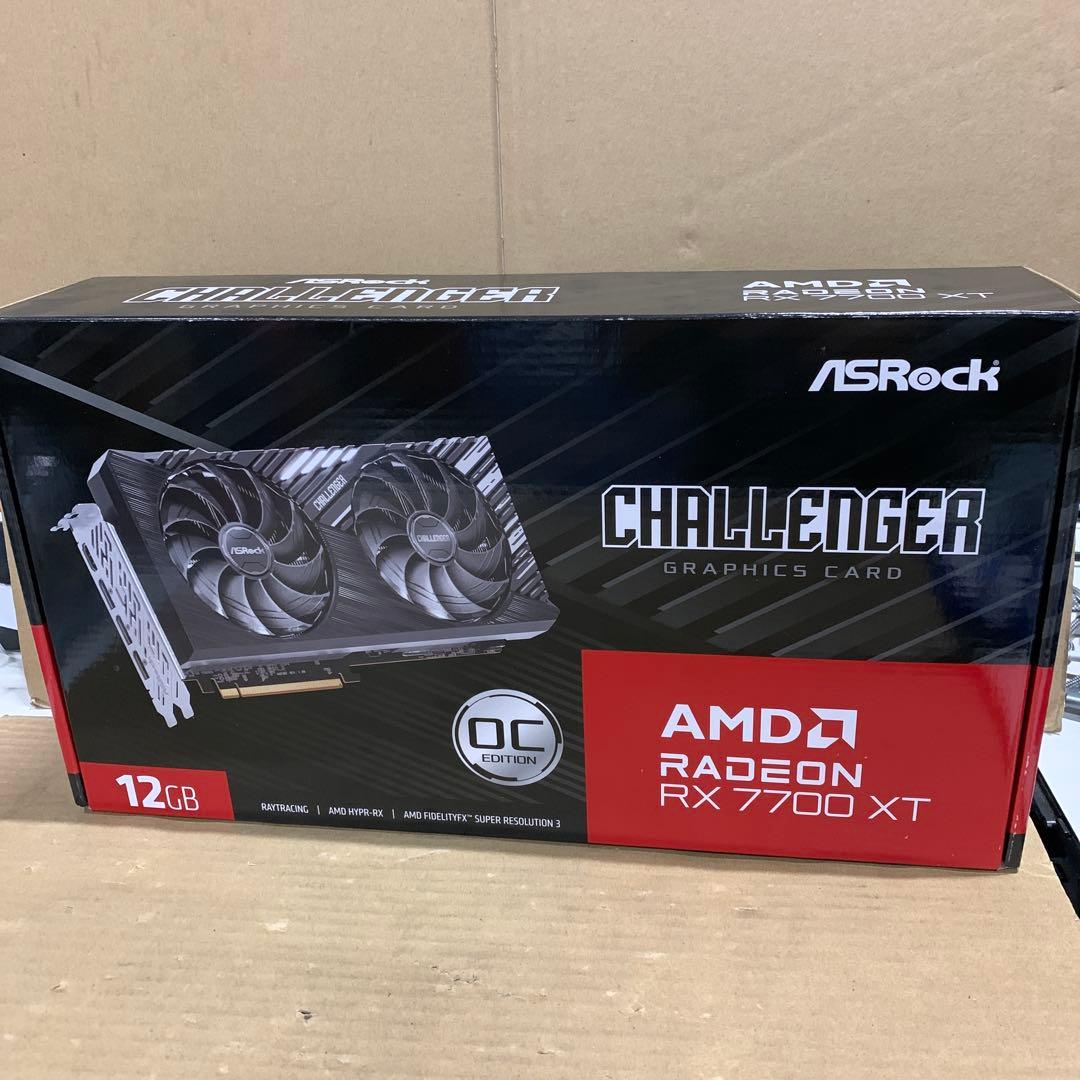 新品　ASRock グラフィックボード　RX 7700 XT 12G OC