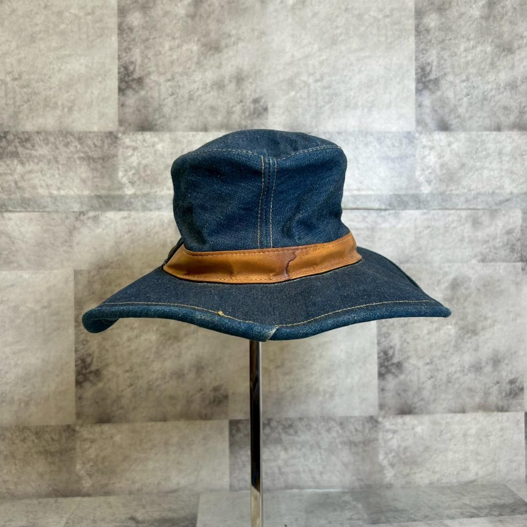 70s vintage Levi's デニムハット　Large　DMG61