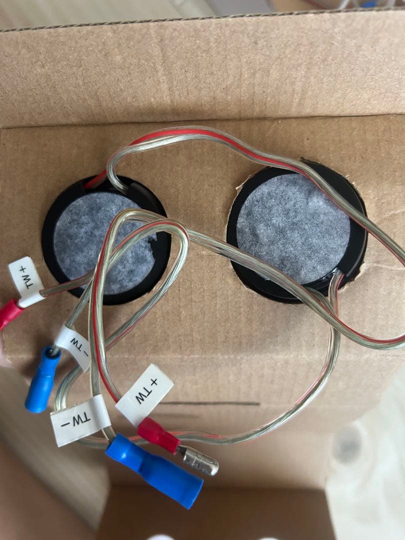 2ウェイスピーカーセット ツイーター・ウーファー