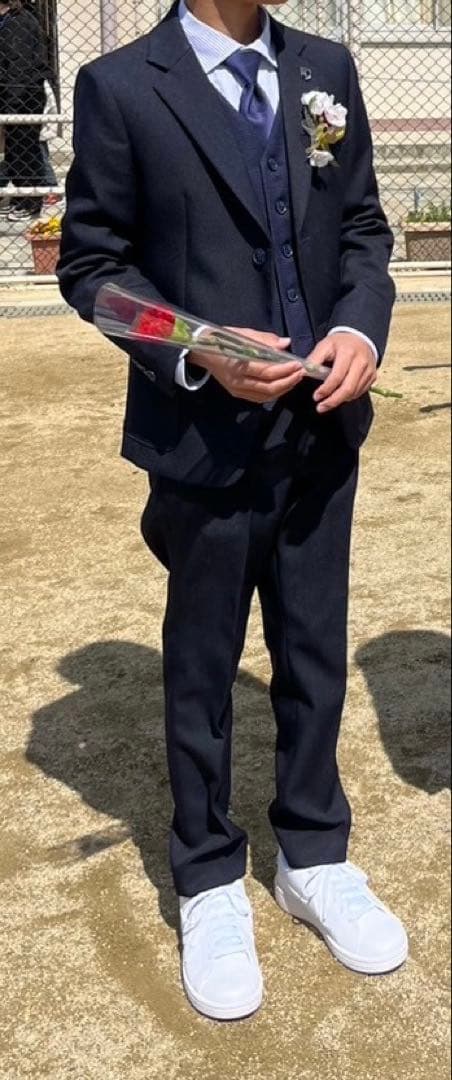 【極美品】CHOPIN 7点セット ネイビー スーツ　150cm ショパン 卒業