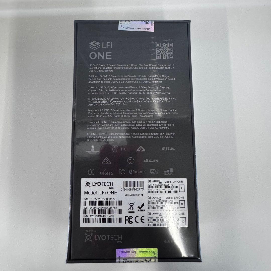 【新品・未開封】LFI ONE smartphone LYOTECH