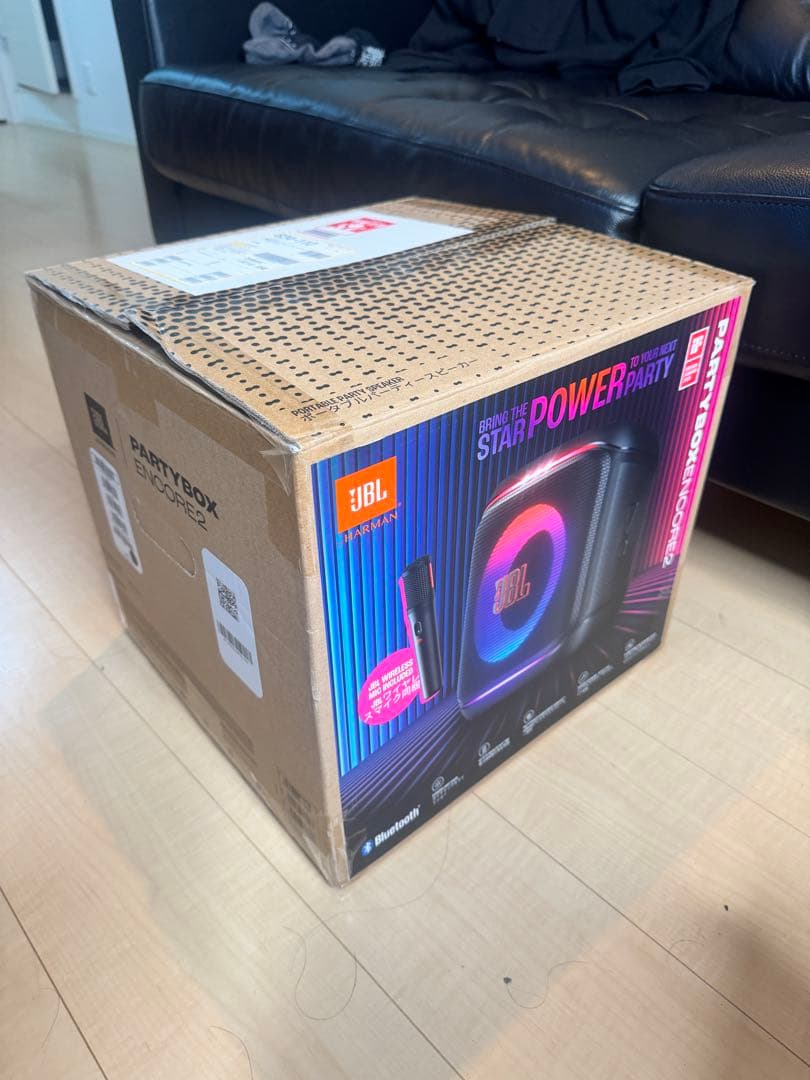 JBL PARTYBOX ENCORE 2 日本正規品 スピーカー マイク付最新