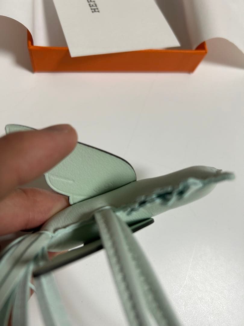 【新品未使用】HERMES ヴェールペパーミント　ペガサスチャーム