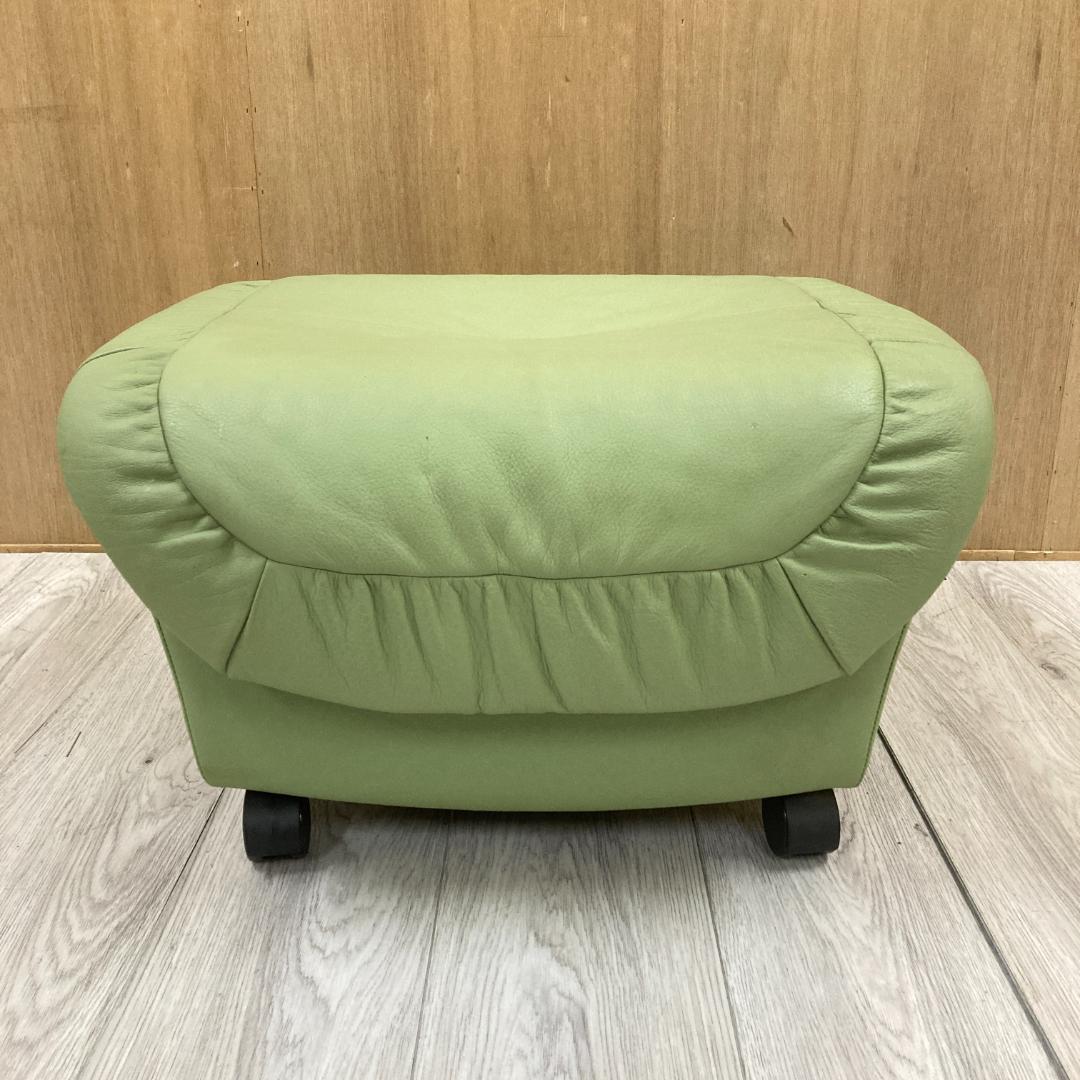 【カリモク】オットマン　スツール　本革