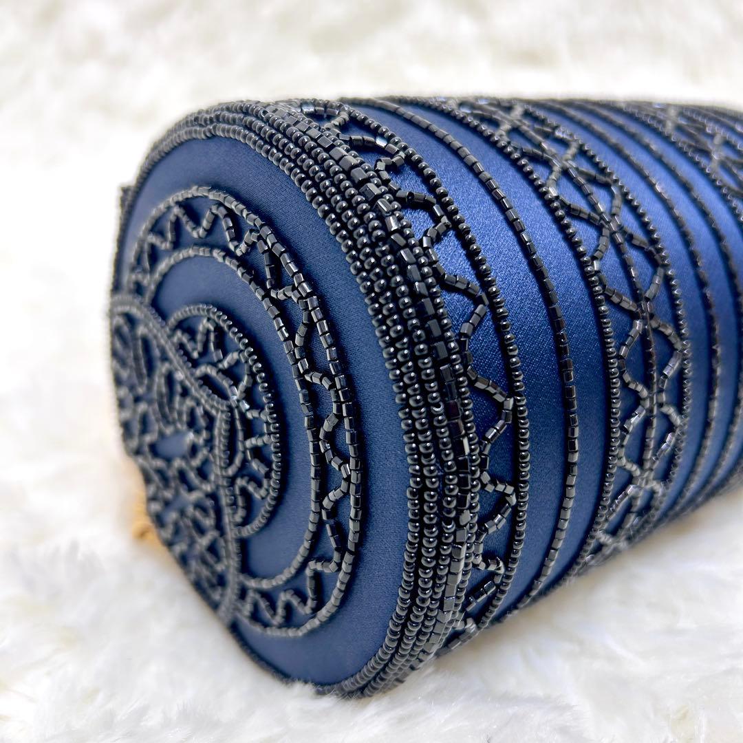 極美品✨ LUMY はしもと ビーズ ハンド ショルダーバッグ 2way