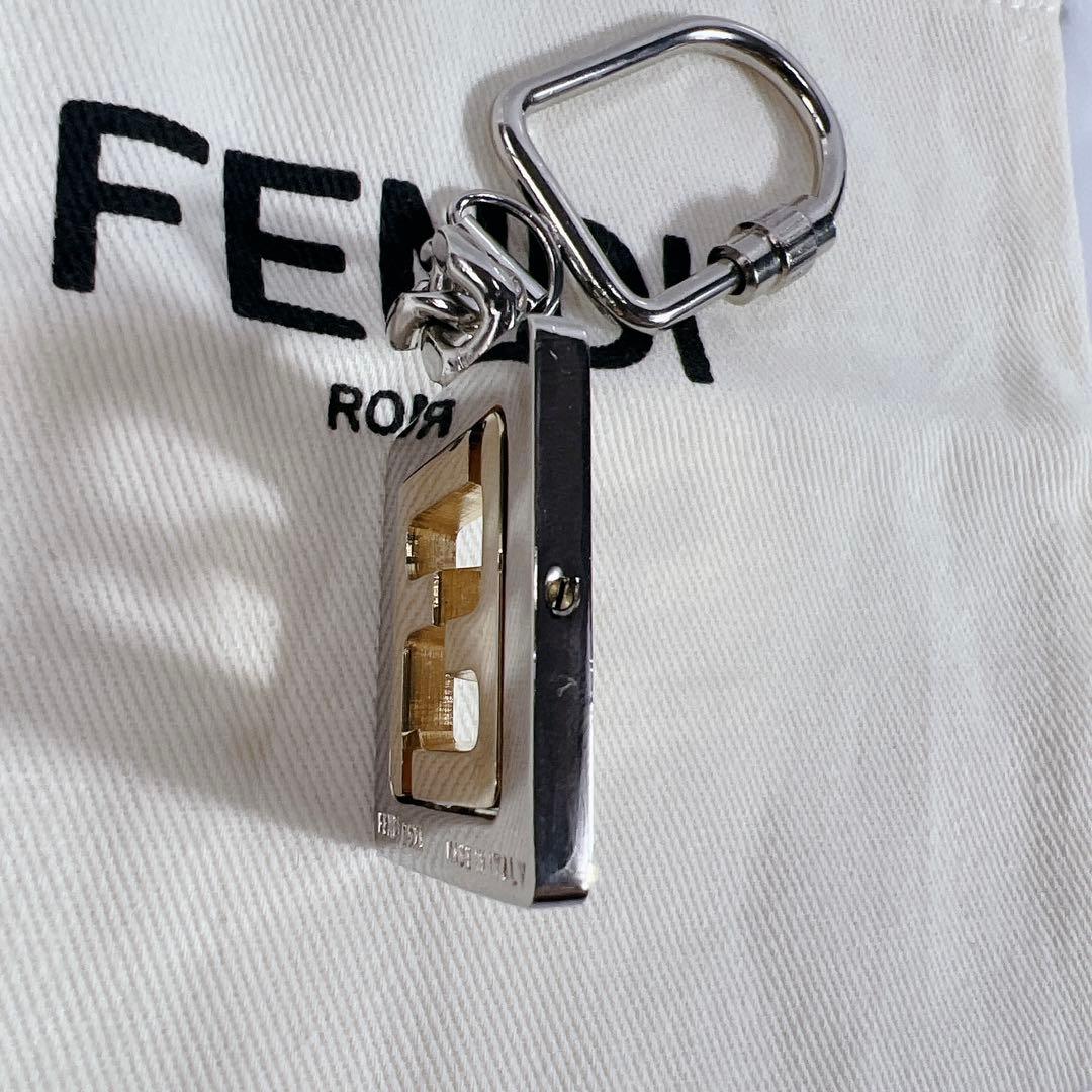 フェンディ ズッカ キーホルダー ゴールド シルバー ヴィンテージ