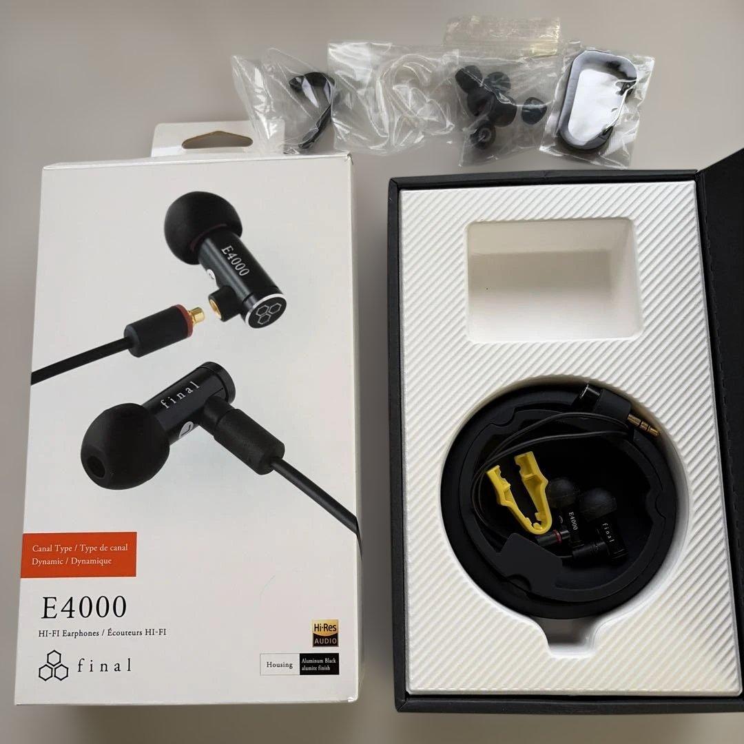 final E4000 有線イヤフォン