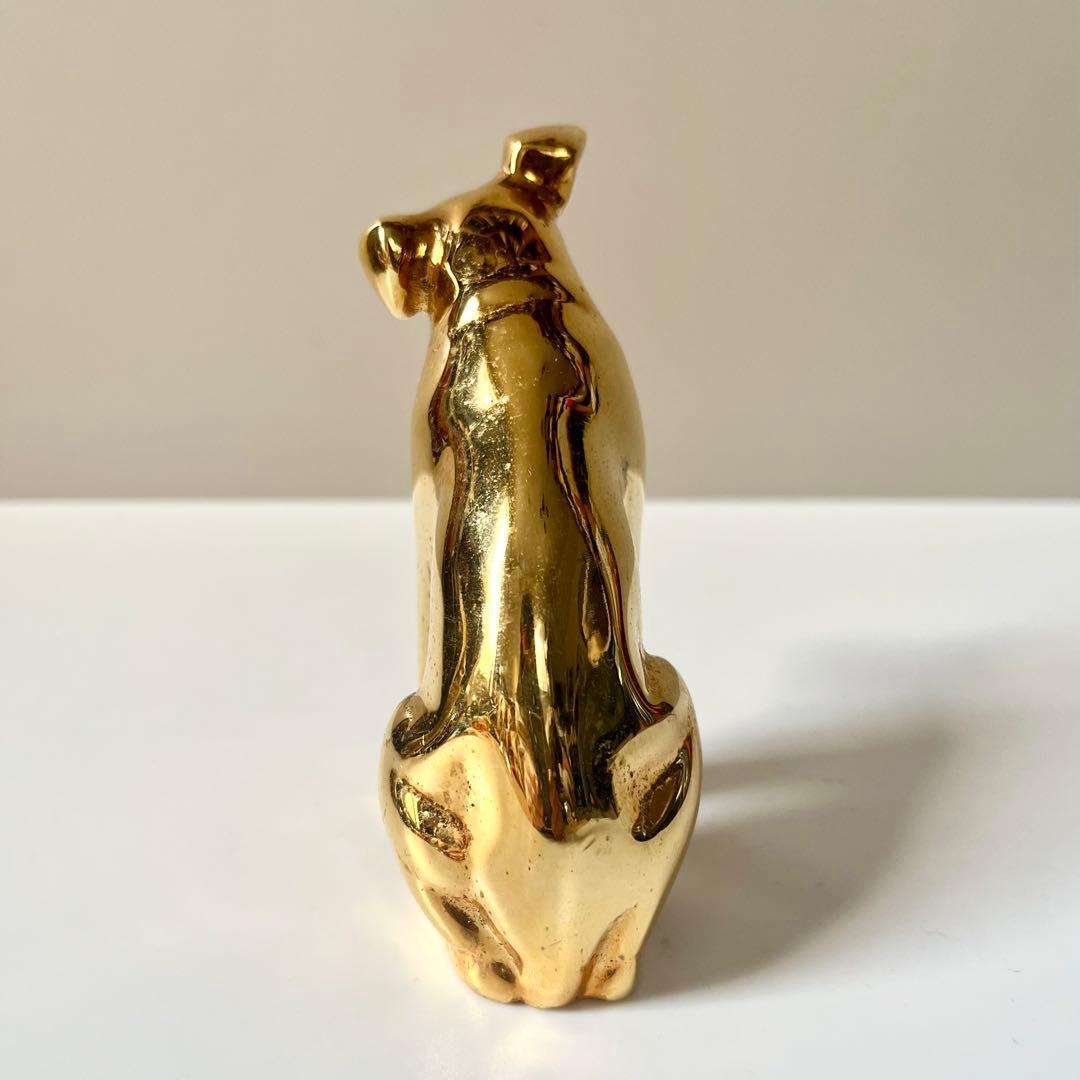 【稀少品】 VICTOR ビクター犬 ニッパー犬 金属製 ゴールド 昭和レトロ