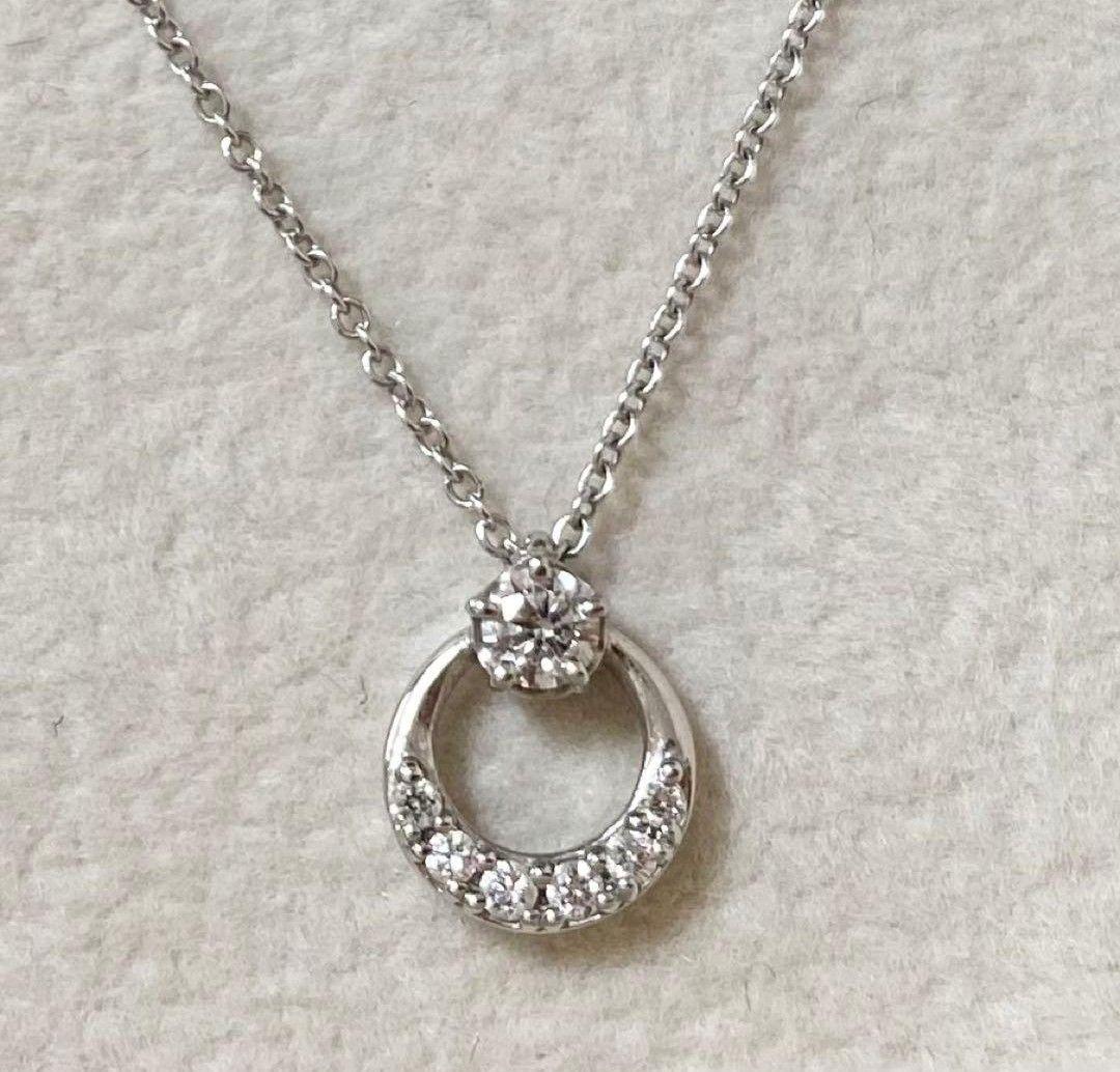 ☆29日のみ☆ ポンテヴェキオ pt999 ピュアプラチナ ダイヤ ネックレス