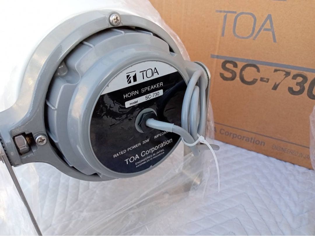 TOA　2個で60W選挙スピーカー広報　車載アンプ60W　マイク1本 スピーカー