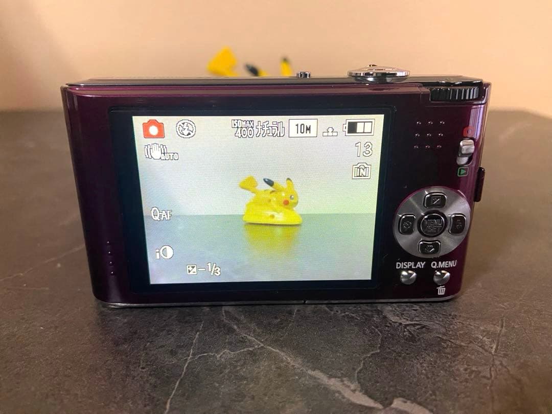 美品 パナソニックLUMIX DMC-FX66 デジタルカメラ パープル