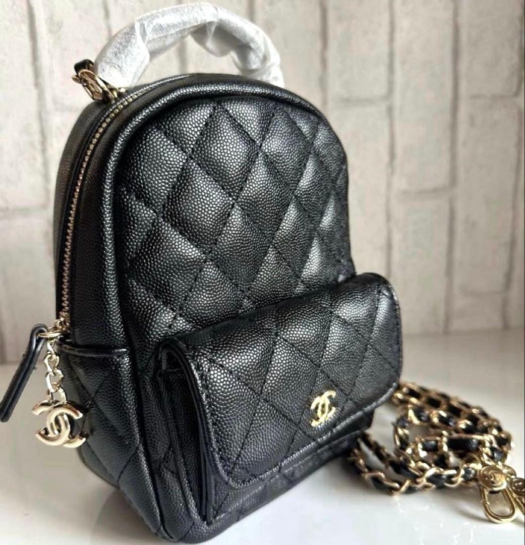 CHANEL MAKEUPバックパック　リュック　キルティング　ノベルティ