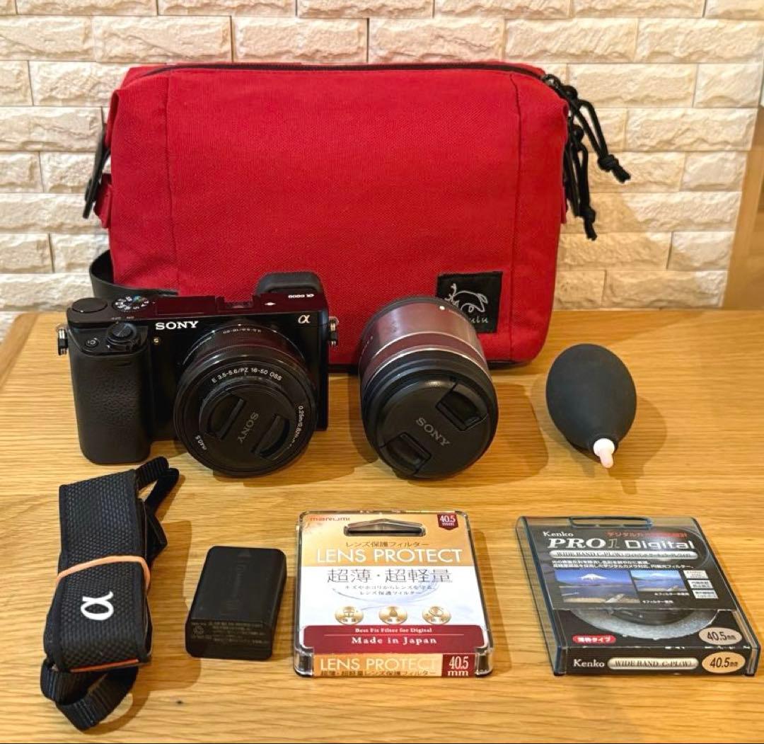 sony α6000 パワーズームレンズキット ブラック マクロ まとめ売り